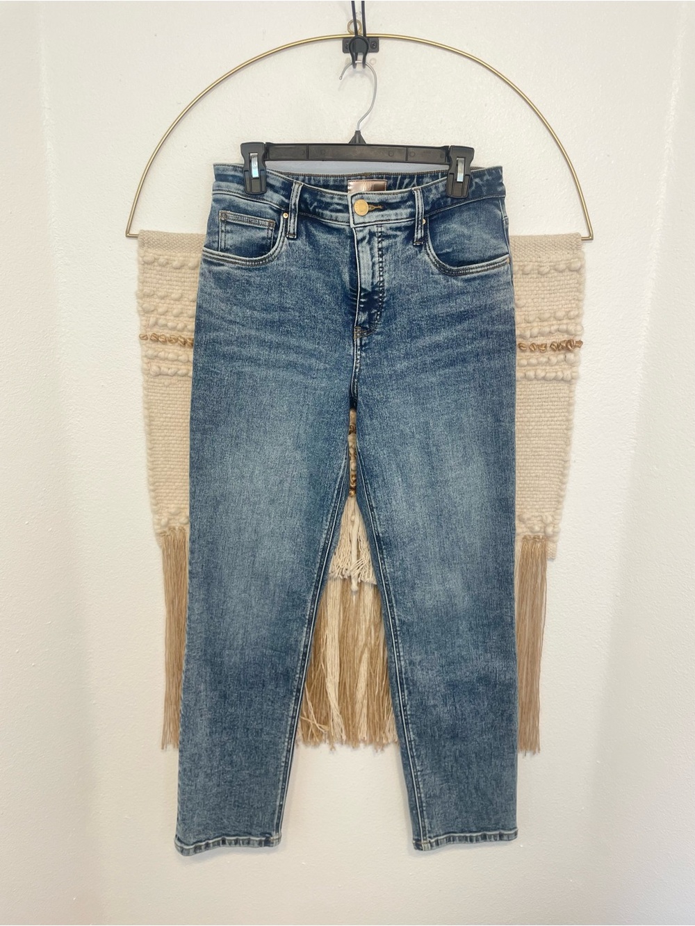 Kut from the Kloth Rachael High-Rise Dark Blue Mom Jeans Size 8